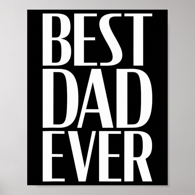 Affiche Papa Ever - Fête du Père Unique Hommes 2 (Devant)
