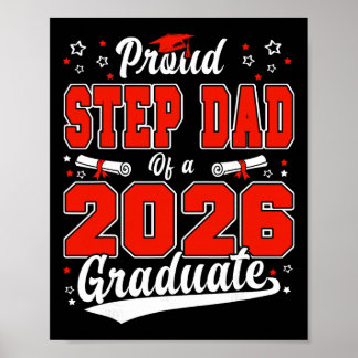 Affiche Papa Fier D'un Diplômé de la Promotion 2026 Senior