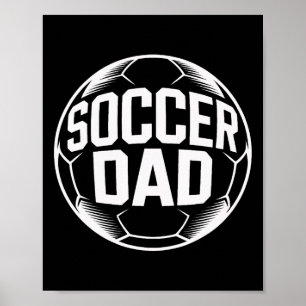 Affiche Papa foot fier soutenant les entraînements de matc