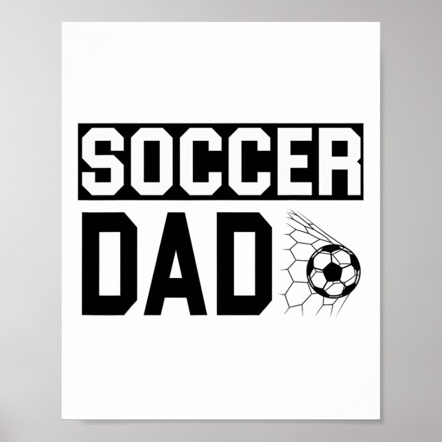 Affiche Papa footballeur  (Devant)