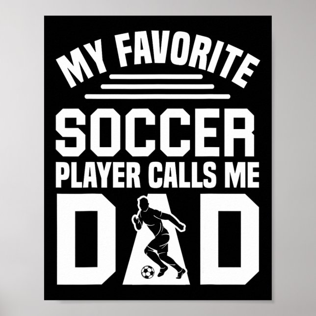 Affiche Papa footballeur _1  (Devant)