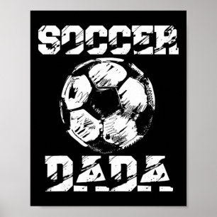 Affiche Papa footballeur drôle Ll en détresse Papa footbal
