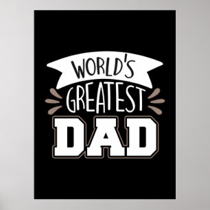 Affiche Papa Gift le plus grand papa du monde