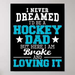 Affiche Papa Hockey sur gazon - Joueur de hockey sur gazon