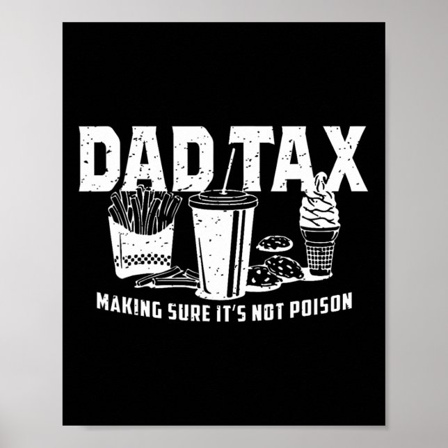 Affiche Papa Impôt S'assurer que ce n'est pas du poison. P (Devant)