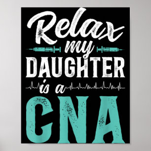 Affiche Papa Infirmier Certifié Cna Instantané Drôle Papa