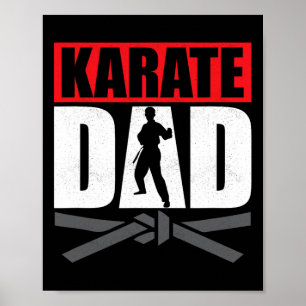 Affiche Papa Karatéka Karatéka Combattant d'autodéfense 
