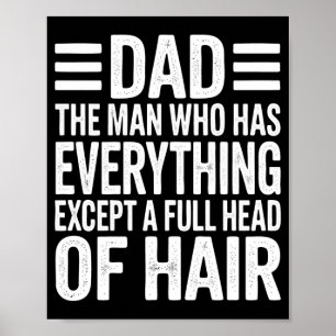 Affiche Papa l'homme qui a tout sauf une tête pleine