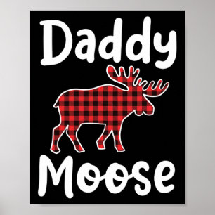 Affiche Papa Moose Matching Famille Joyeux Noël En Juillet