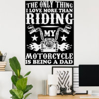 Papa motard biker