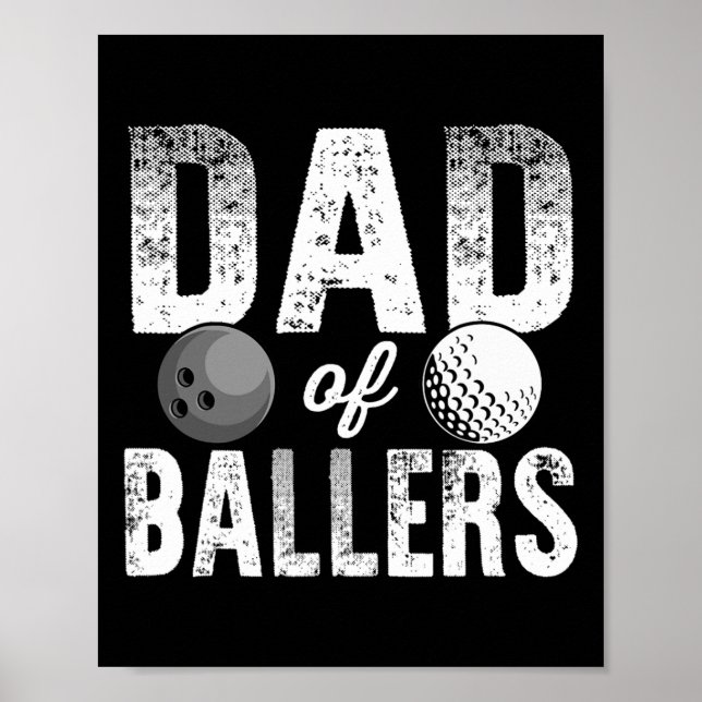 Affiche Papa Of Llers Golf Bowling Papa Bod (Devant)