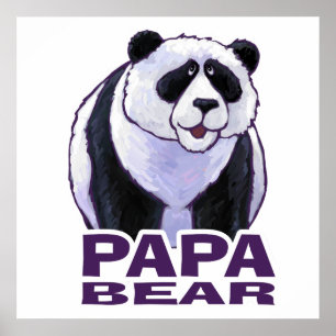 Affiche Papa Panda Bear