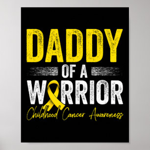 Affiche Papa Papa d'un guerrier Enfance Cancer Papa
