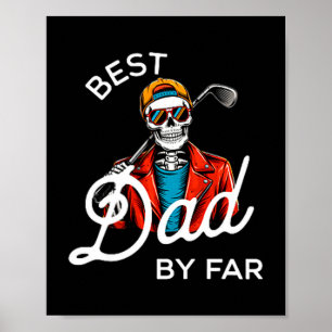 Affiche Papa par drôle de chemise de golf papa