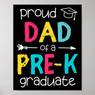 Affiche Papa Père Prek Famille préscolaire Correspondance