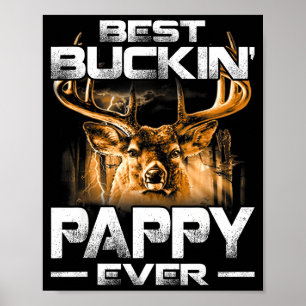 Affiche Papa qui rue toujours T-shirt chasse au cerf père