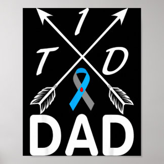 Affiche Papa T1d sensibilisation au diabète de type 1 ruba