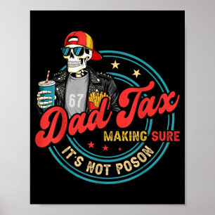Affiche Papa Taxe Assurant Pas De Poison Pour Les Hommes P