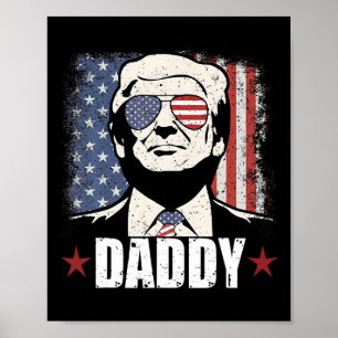 Affiche Papa Trump 2025 Officiel Papa Trump Drôle 1 