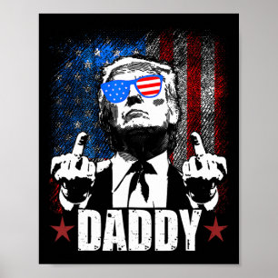 Affiche Papa Trump 2025 Officiel Papa Trump Drôle 3
