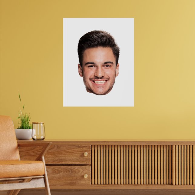 Affiche Papa visage personnalisé sur mesure (Salon 2)