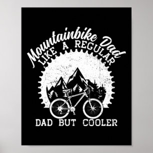Affiche Papa Vtt Mtb Cadeaux De Vélo Pour Vtt