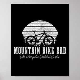 Affiche Papa VTT Vintage Mtb VTT de descente Cyclisme