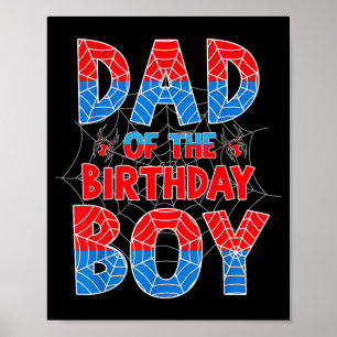 Affiche Papa Web Sder de la famille du garçon d'anniversai