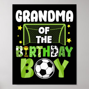 Affiche Papamaman de foot Anniversaire Garçon Fête Famille