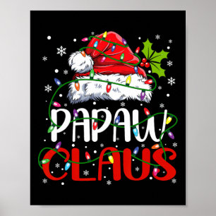 Affiche Papaw Claus Noël Père Noël Correspondances famille