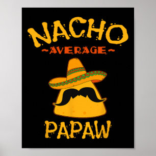 Affiche Papaw moyen Fête des pères Famille mexicaine Assor