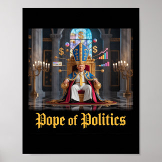 Affiche Pape chrétien Vatican De La Politique