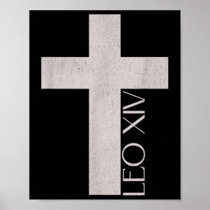 Affiche Pape Leon Xiv, Habemus Papam, catholique