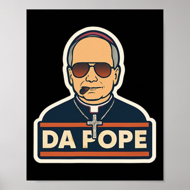Affiche Pape Robert Prevost - Pape Leo Xiv - Da Pape (Devant)