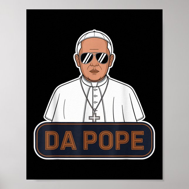 Affiche Pape Robert Prevost - Pape Leo Xiv - Da Pape (Devant)