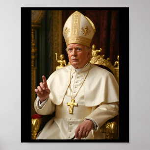 Affiche Pape Trump Drôle Le Président Trump Veut être Futu