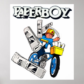 Affiche Paperboy Arcade