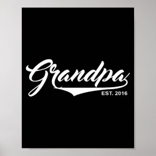 Affiche Papi Est 2016 Drôle Annonce Naissance Bébé Cadeau
