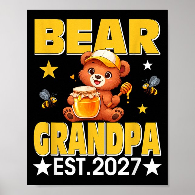Affiche Papi Est 2027 Nœud Papillon Floral Fête Des Mères  (Devant)