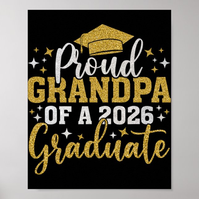 Affiche Papi Senior 2026 Fier Papi D'un Diplômé 2026 (Devant)