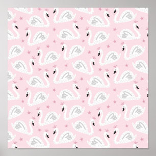 Affiche Papier à scandale Swan Princess 12"x12"