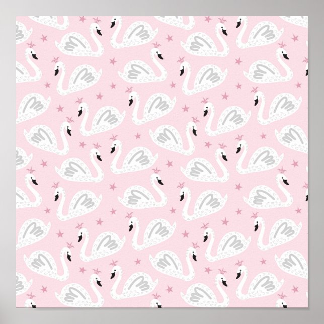 Affiche Papier à scandale Swan Princess 12"x12" (Devant)