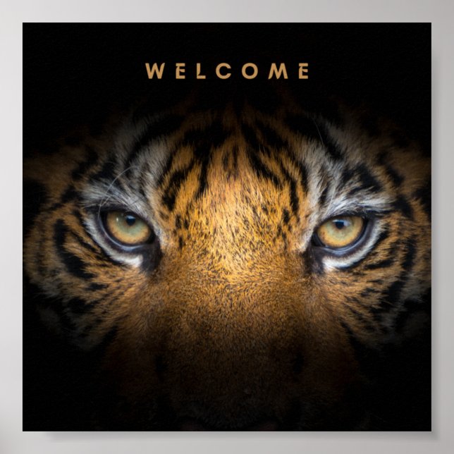 Affiche Papier d'affiche de valeur de bienvenue (Devant)