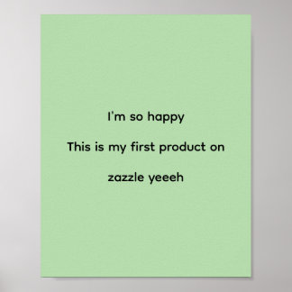 Affiche Papier d'affiche heureux