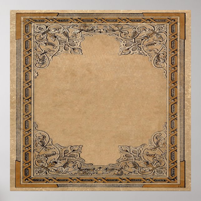 Affiche Papier de nouage ancien tombé (Devant)