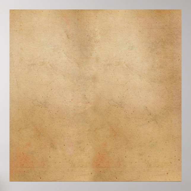 Affiche Papier de parchemin antique Tan Grunge vintage (Devant)