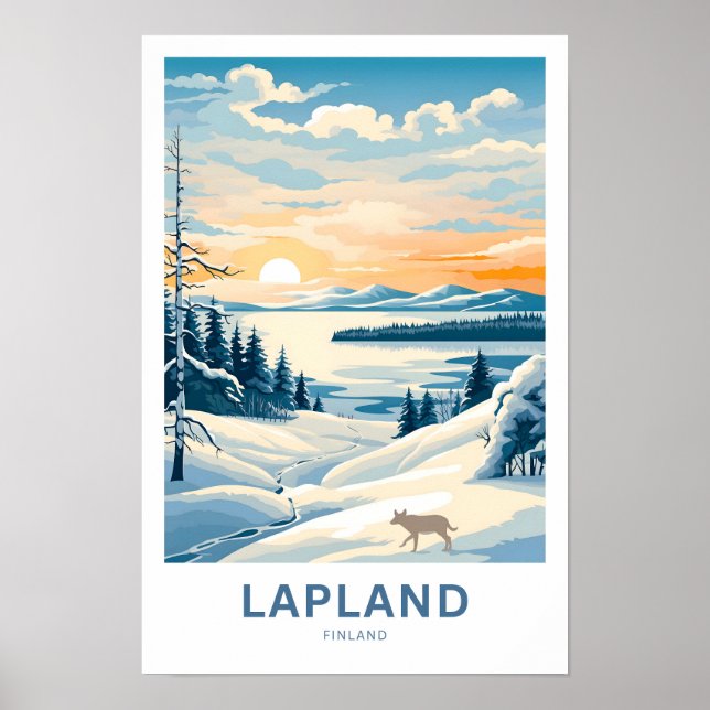 Affiche Papier de voyage Finlande (Devant)