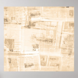 Affiche Papier écaillé : vieil arrière - plan de journal.