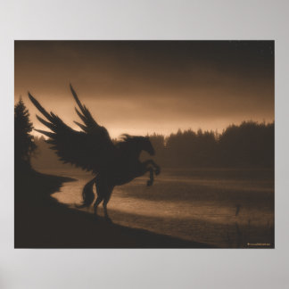 Affiche Papier Pegasus