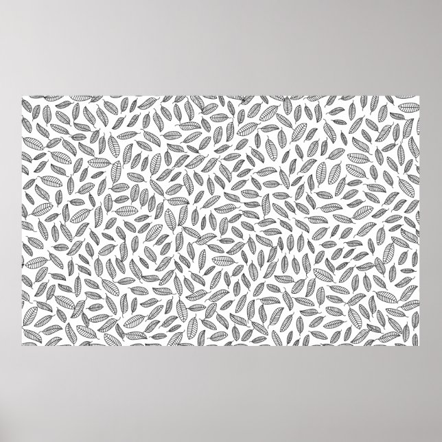 Affiche Papier peint arrière - plan feuille feuille (Devant)